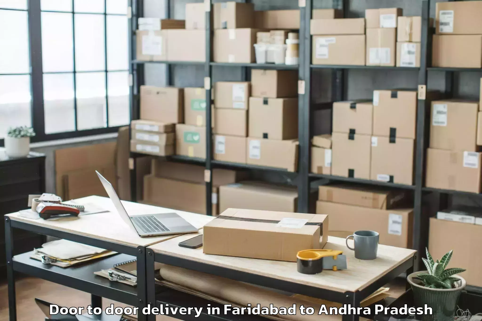 Expert Faridabad to Nadendla Door To Door Delivery